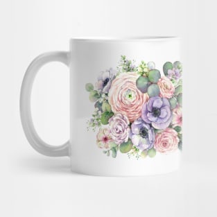 Anemones and roses Mug